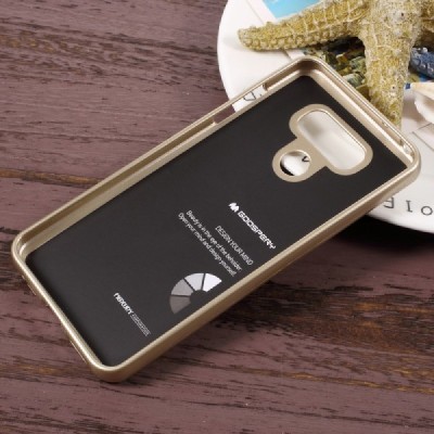LG G6 (H870) Mercury твердый силиконовый чехол (TPU) - золотой | Vacins.lv