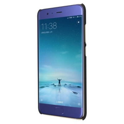 Xiaomi Mi 6 Nillkin Frosted Shield чёрный пластиковый чехол + защитная пленка для экрана | Vacins.lv