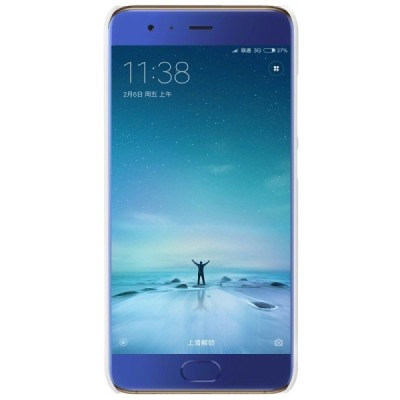 Xiaomi Mi 6 Nillkin Frosted Shield белый пластиковый чехол + защитная пленка для экрана | Vacins.lv