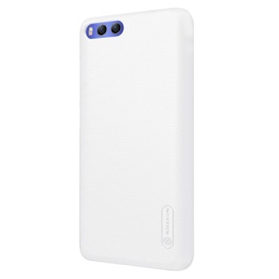 Xiaomi Mi 6 Nillkin Frosted Shield белый пластиковый чехол + защитная пленка для экрана | Vacins.lv