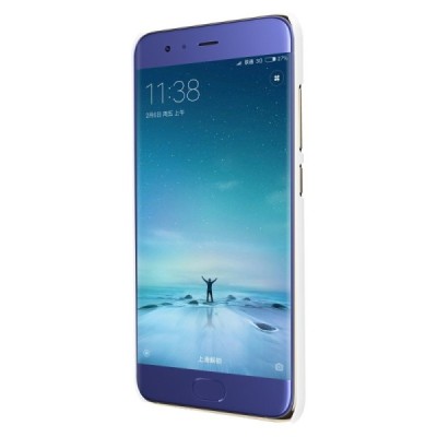 Xiaomi Mi 6 Nillkin Frosted Shield белый пластиковый чехол + защитная пленка для экрана | Vacins.lv
