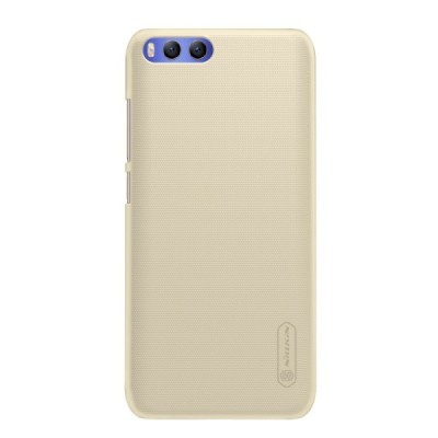 Xiaomi Mi 6 Nillkin Frosted Shield золотой пластиковый чехол + защитная пленка для экрана | Vacins.lv