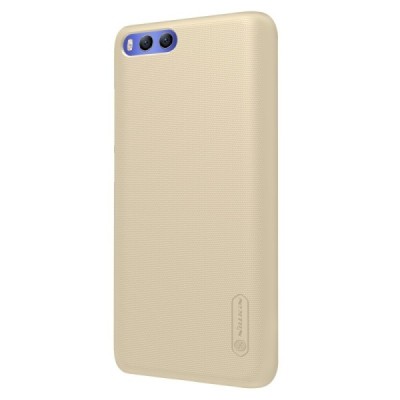Xiaomi Mi 6 Nillkin Frosted Shield золотой пластиковый чехол + защитная пленка для экрана | Vacins.lv