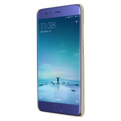 Xiaomi Mi 6 Nillkin Frosted Shield золотой пластиковый чехол + защитная пленка для экрана | Vacins.lv