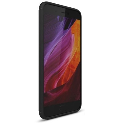 Xiaomi Mi 6 „Carbon“ твердый силиконовый чехол (TPU) - черный | Vacins.lv