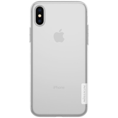 Apple iPhone X (iPhone Xs) Nillkin Nature тонкий прозрачный силиконовый чехол (TPU) | Vacins.lv