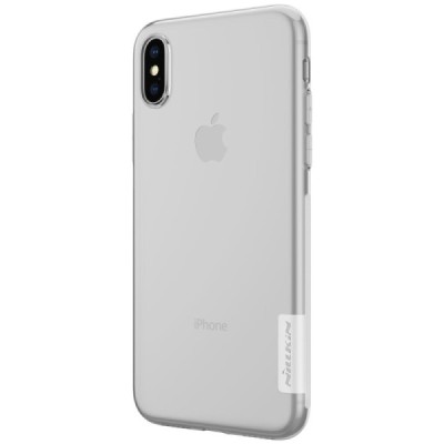 Apple iPhone X (iPhone Xs) Nillkin Nature тонкий прозрачный силиконовый чехол (TPU) | Vacins.lv