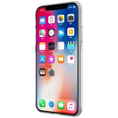 Apple iPhone X (iPhone Xs) Nillkin Nature тонкий прозрачный силиконовый чехол (TPU) | Vacins.lv