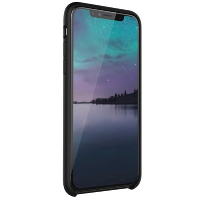 Nillkin Flex Apple iPhone X (iPhone Xs) твердый силиконовый чехол - чёрный | Vacins.lv