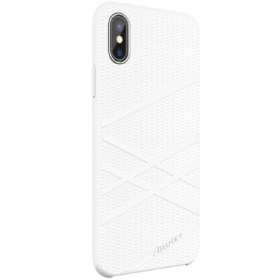 Apple iPhone X (iPhone Xs) Nillkin Flex balts cieta silikona apvalks / vacins.lv