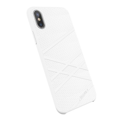 Apple iPhone X (iPhone Xs) Nillkin Flex balts cieta silikona apvalks / vacins.lv