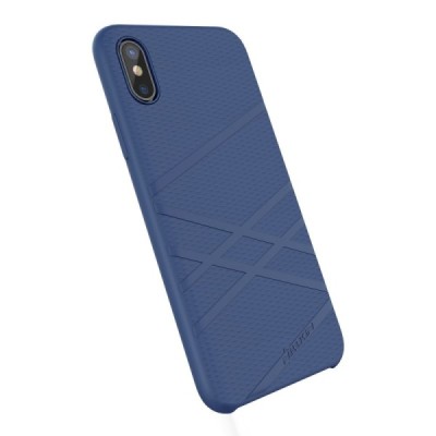 Nillkin Flex Apple iPhone X (iPhone Xs) твердый силиконовый чехол - синий | Vacins.lv