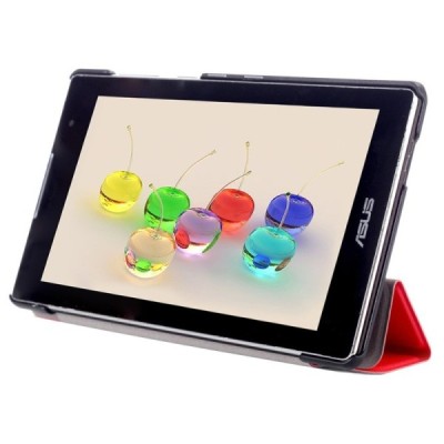 Asus ZenPad C 7.0 (Z170C) красный кожаный чехол-книжка (складной) | Vacins.lv