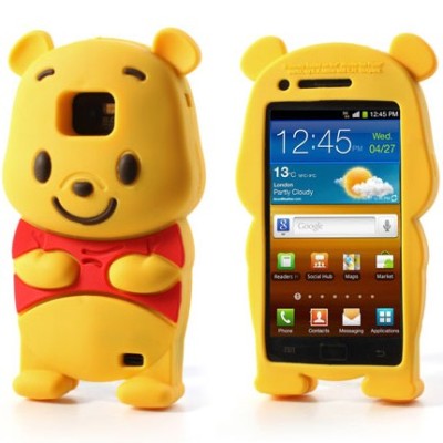 Samsung Galaxy S2 i9100 rotaļīgs silikona apvalks lācītis / Vacins.lv