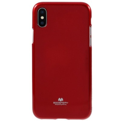 Apple iPhone X (iPhone Xs) Mercury sarkans cieta silikona (TPU) apvalks / vacins.lv