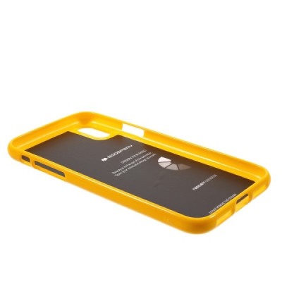 Apple iPhone X (iPhone Xs) Mercury dzeltens cieta silikona (TPU) apvalks / vacins.lv