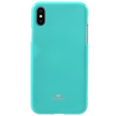 Apple iPhone X (iPhone Xs) Mercury твердый силиконовый чехол (TPU) - мятный | Vacins.lv