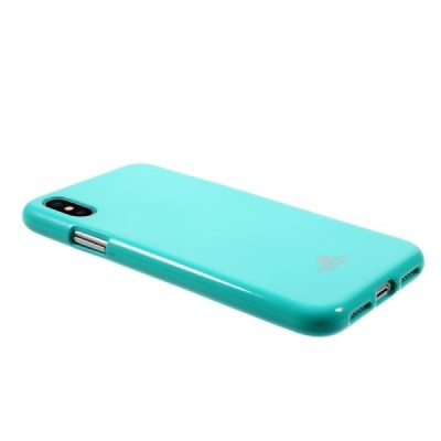 Apple iPhone X (iPhone Xs) Mercury твердый силиконовый чехол (TPU) - мятный | Vacins.lv