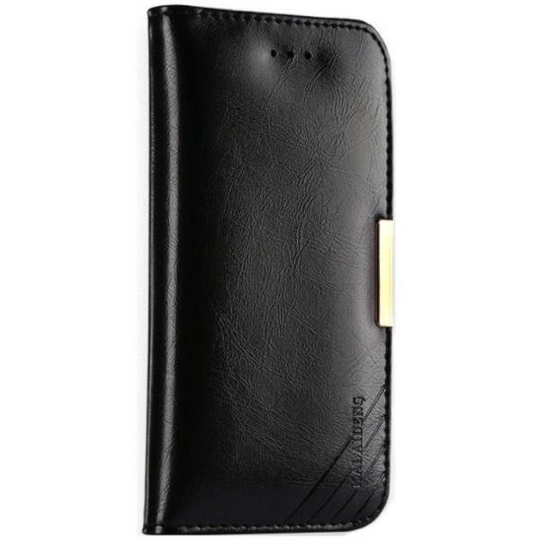„Kalaideng“ Royale atvēramais maciņš - melns (iPhone X / Xs)