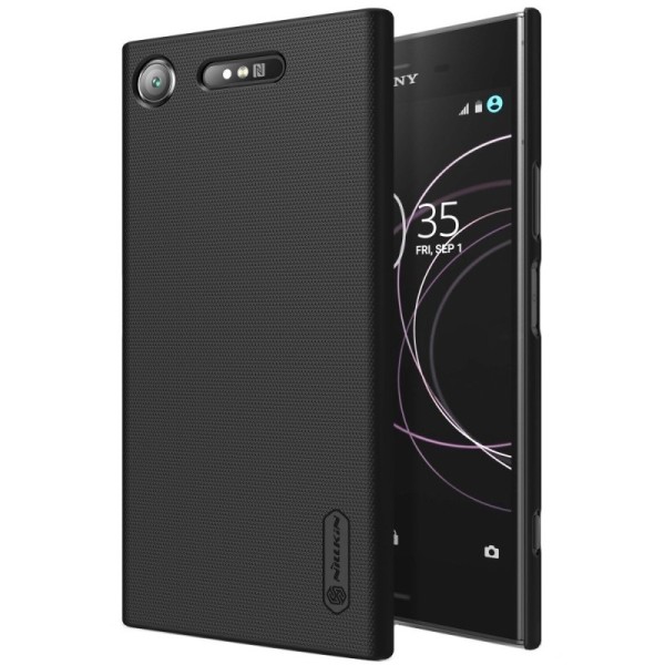 Чехол „Nillkin“ Frosted Shield – чёрный (Xperia XZ1)