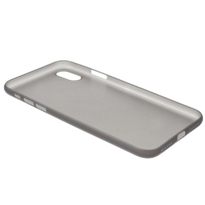 Apple iPhone X (iPhone Xs) pasaulē planākais melns futrālis / Vacins.lv