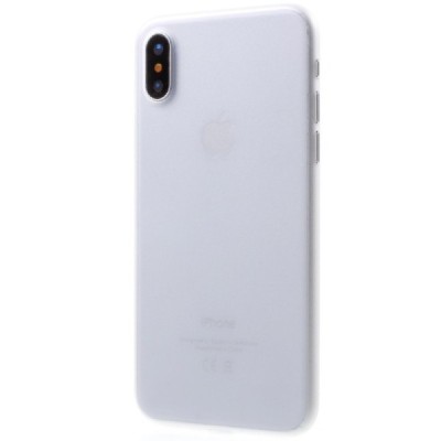Apple iPhone X (iPhone Xs) pasaulē planākais balts futrālis / Vacins.lv