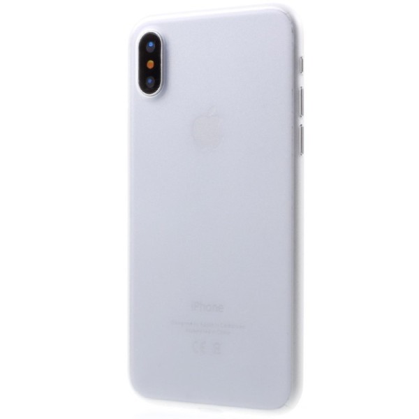 Самый тонкий пластиковый чехол – белый (iPhone X / Xs)