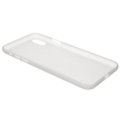 Apple iPhone X (iPhone Xs) cамый тонкий в мире пластиковый чехол серого цвета | Vacins.lv