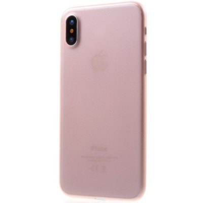 Apple iPhone X (iPhone Xs) pasaulē planākais gaiši rozs futrālis / Vacins.lv