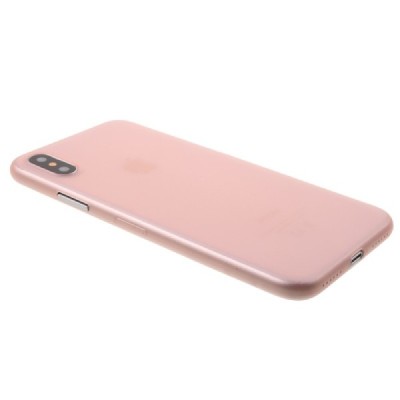 Apple iPhone X (iPhone Xs) pasaulē planākais gaiši rozs futrālis / Vacins.lv