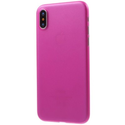 Apple iPhone X (iPhone Xs) pasaulē planākais tumši rozs futrālis / Vacins.lv