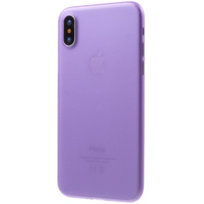 Apple iPhone X (iPhone Xs) pasaulē planākais violeta futrālis / Vacins.lv
