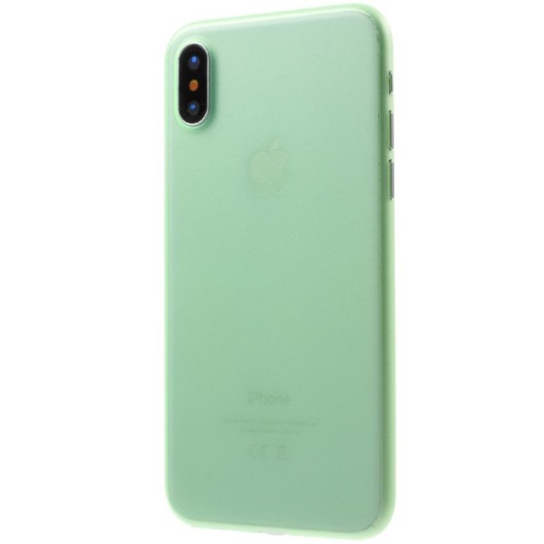 Самый тонкий пластиковый чехол – зелёный (iPhone X / Xs)