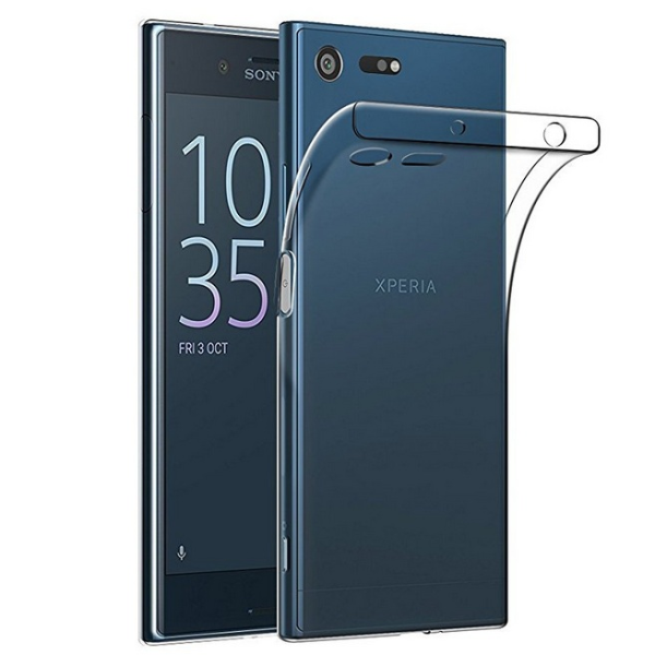 Твердый силиконовый (TPU) чехол – прозрачный (Xperia XZ1)