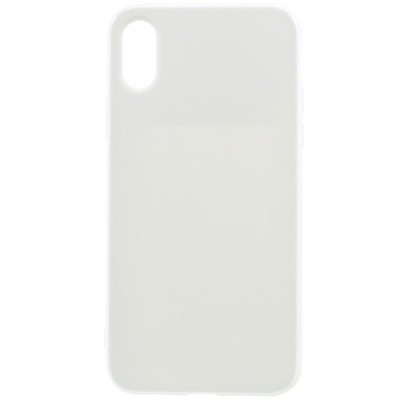 Apple iPhone X (iPhone Xs) cieta silikona (TPU) balts apvalks / vacins.lv
