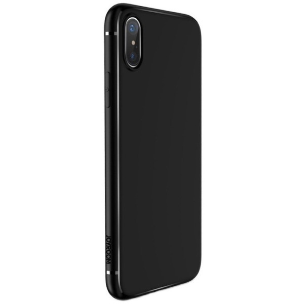 „JOYROOM“ Screen cieta silikona (TPU) apvalks - melns (iPhone X / Xs)