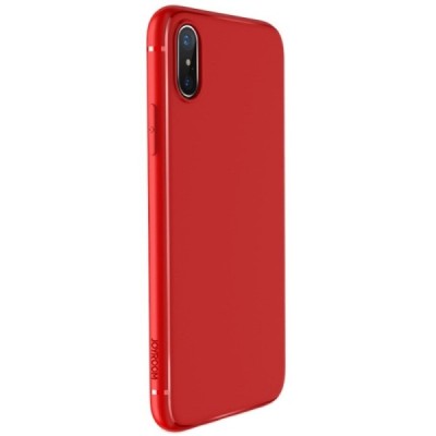 Apple iPhone X (iPhone Xs) JOYROOM Screen sarkans cieta silikona apvalks / vacins.lv