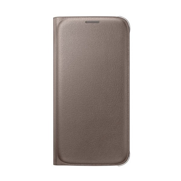 „Samsung“ Flip Wallet atvērams maciņš - zelta (Galaxy S6)