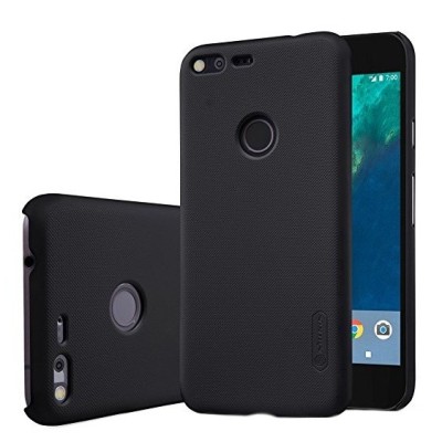Nillkin Frosted Shield Google Pixel черный пластиковый чехол | Vacins.lv