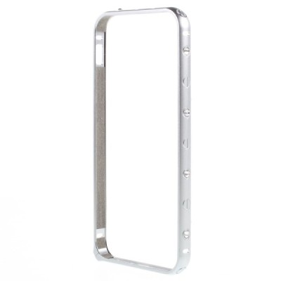 Kingxbar stilīgs sudrabs Apple iPhone 5, 5s un SE rāmis - sānu apmale (bamperis) / Vacins.lv