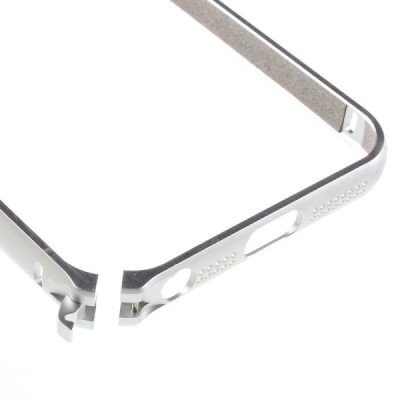 Kingxbar stilīgs sudrabs Apple iPhone 5, 5s un SE rāmis - sānu apmale (bamperis) / Vacins.lv