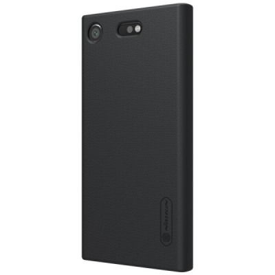 Nillkin Frosted Shield Sony Xperia XZ1 Compact Nillkin Frosted Shield чёрный пластиковый чехол | Vacins.lv