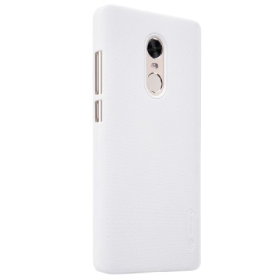 Xiaomi Redmi Note 4 X Nillkin Frosted Shield balts plastmasas apvalks + ekrāna aizsargplēve / Vacins.lv