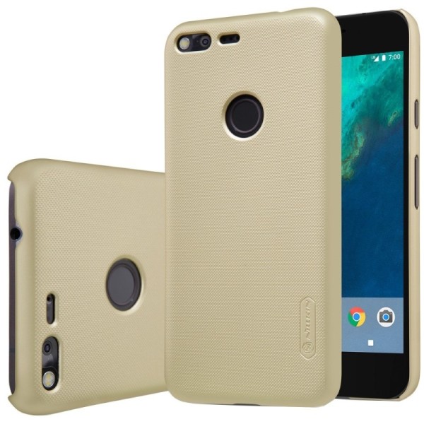Чехол „Nillkin“ Frosted Shield – золотой (Pixel XL)