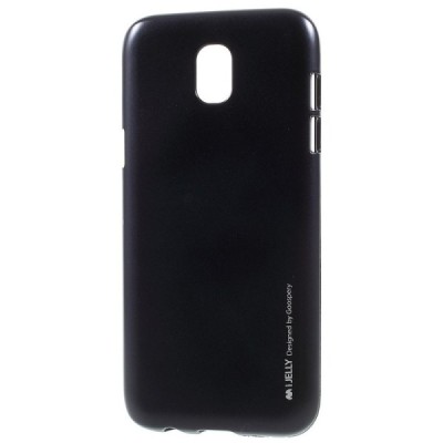 Samsung Galaxy J5 2017 (J530) Mercury melns cieta silikona (TPU) apvalks / vacins.lv