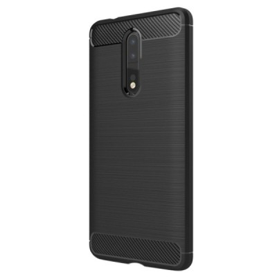 Nokia 8 „Carbon“ твердый силиконовый чехол (TPU) - черный | Vacins.lv