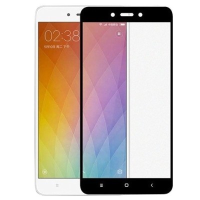 Xiaomi Redmi Note 4X „Hat-Prince“ 9H Tempered Glass усиленная защита, чёрное защитное стекло с полным покрытием толщиной 0,26 мм