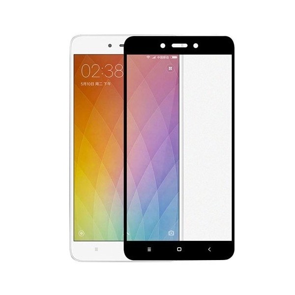 „Hat-Prince“ Tempered Glass ekrāna aizsargstikls 0.26 mm - melns (Redmi Note 4X)