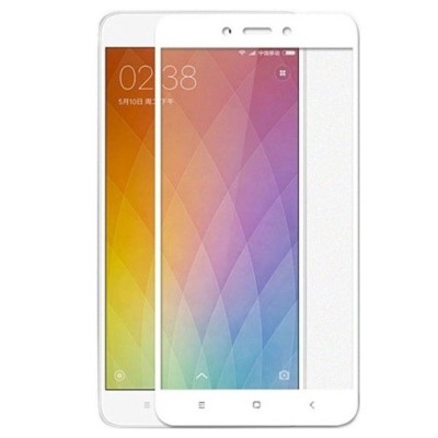 Xiaomi Redmi Note 4X Hat-Prince Tempered Glass balts ekrāna aizsargstikls / Vacins.lv