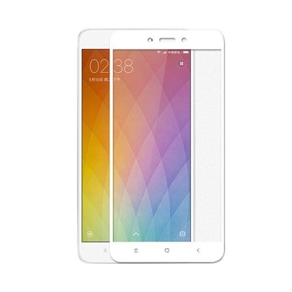 „Hat-Prince“ Tempered Glass ekrāna aizsargstikls 0.26 mm - balts (Redmi Note 4X)